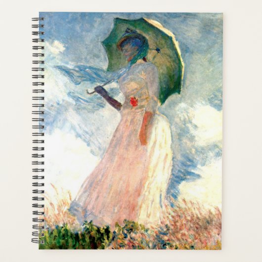 Monet Woman met een parasol links Planner (Voorkant)