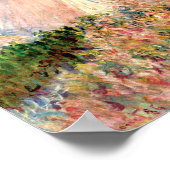 Monet Woman met een parasol links Poster (Hoek)