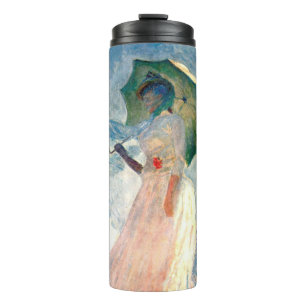 Monet Woman met een parasol links Thermosbeker