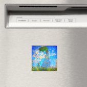 Monet Woman met een parasol Magneet (Insitu (Vaatwasser))