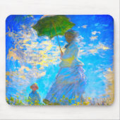 Monet Woman met een parasol Muismat (Voorkant)