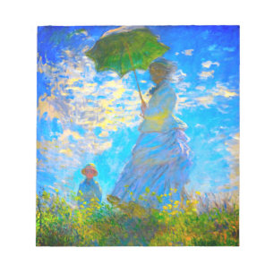 Monet Woman met een parasol Notitieblok