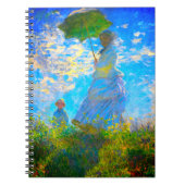 Monet Woman met een parasol Notitieboek (Voorkant)