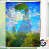Monet Woman met een parasol Raamsticker (Huis)