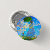 Monet Woman met een parasol Ronde Button 3,2 Cm (Voorkant /achterkant)
