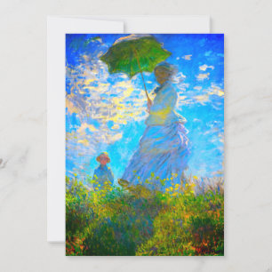 Monet Woman met een parasol Save The Date