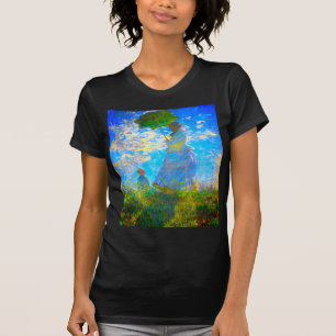 Monet Woman met een parasol T-shirt