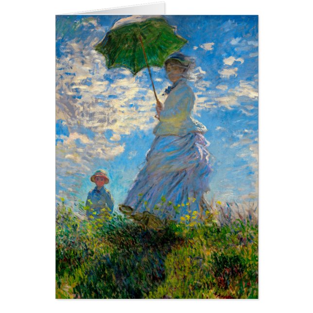 Monet Woman Parasol Impressionisme (Voorkant)