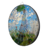 Monet Woman Parasol Impressionisme Dartbord (Voorkant Rechts)