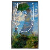 Monet Woman Parasol Impressionisme Klein Cadeauzakje (Voorkant)