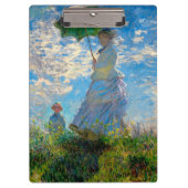 Monet Woman Parasol Impressionisme Klembord (Voorkant)