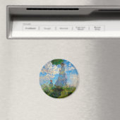 Monet Woman Parasol Impressionisme Magneet (Insitu (Vaatwasser))