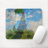 Monet Woman Parasol Impressionisme Muismat (Met muis)