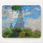 Monet Woman Parasol Impressionisme Muismat (Voorkant)