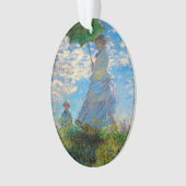 Monet Woman Parasol Impressionisme Ornament (voorkant)