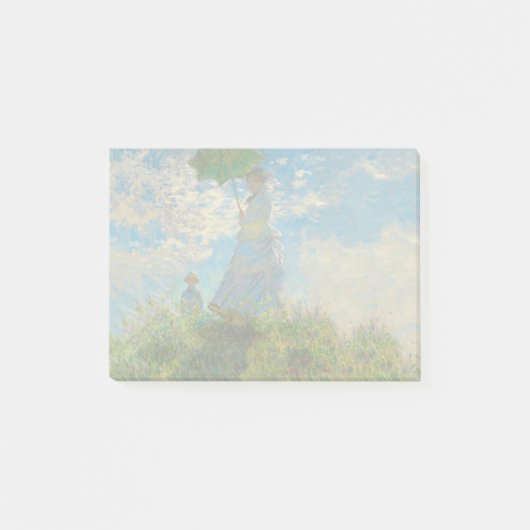 Monet Woman Parasol Impressionisme Post-it® Notes (Voorkant)