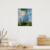 Monet Woman Parasol Impressionisme Poster (Keuken)