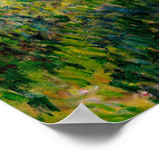 Monet Woman Parasol Impressionisme Poster (Hoek)