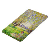 Monet Woman zit onder de Willows Fine Art Magneet (Linkerzijde)