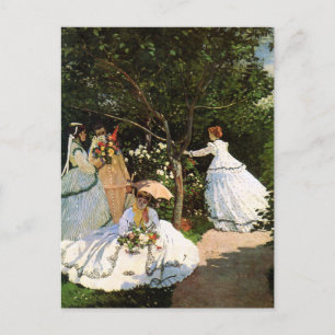Monet Women in the Garden Briefkaart