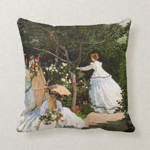Monet Women in the Garden Sierkussen
