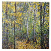 Monet - Wood Lane, beroemd schilderij, Tegeltje (Voorkant)