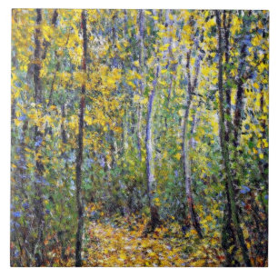 Monet - Wood Lane, beroemde schilderij, Tegeltje