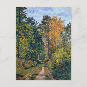 Monet - Wooded Path Briefkaart