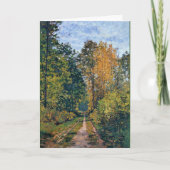 Monet - Wooded Path Kaart (Voorkant)