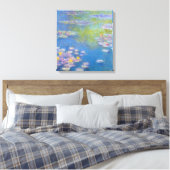 Monet Yellow Water Lilie Canvas Afdruk (Insitu (Slaapkamer))