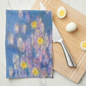 Monet Yellow Water Lilies Kitchen Towel Theedoek (Quarter Fold)