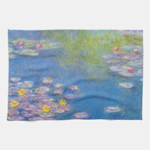 Monet Yellow Water Lilies Kitchen Towel Theedoek