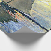 Monet - Zeilboot bij le Petit Gennevilliers Cadeaupapier (Hoek)