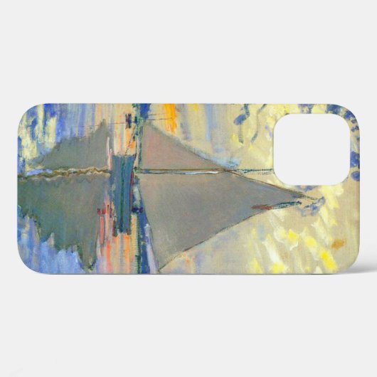 Monet Zeilboot bij Le Petit-Gennevilliers Case-Mate iPhone Case (Achterkant (horizontaal))