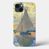 Monet Zeilboot bij Le Petit-Gennevilliers Case-Mate iPhone Case (Achterkant)