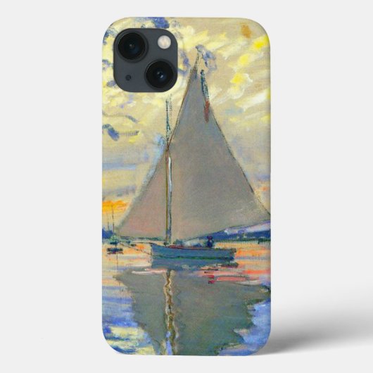 Monet Zeilboot bij Le Petit-Gennevilliers Case-Mate iPhone Case (Achterkant)