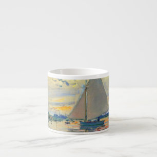 Monet Zeilboot bij Le Petit-Gennevilliers Espresso Kop