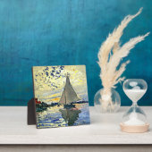 Monet - Zeilboot bij le Petit Gennevilliers Fotoplaat (Insitu)