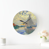 Monet Zeilboot bij Le Petit-Gennevilliers Grote Klok (Huis)