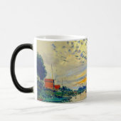 Monet Zeilboot bij Le Petit-Gennevilliers Magische Mok (Links)