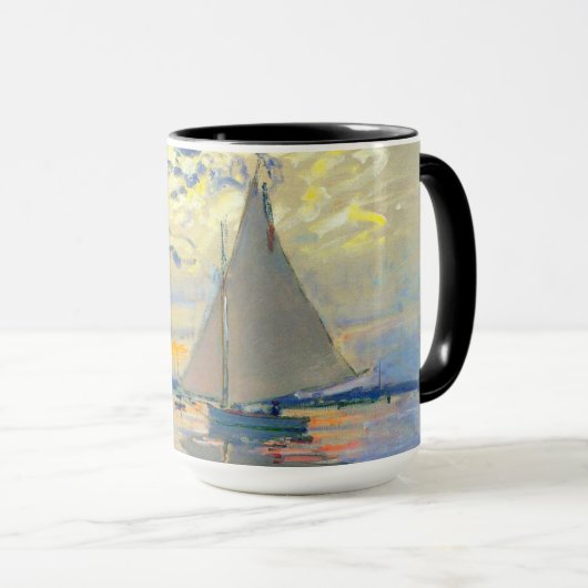 Monet Zeilboot bij Le Petit-Gennevilliers Mok (Voorkant rechts)