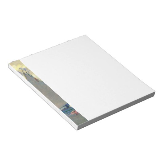 Monet Zeilboot bij Le Petit-Gennevilliers Notitieblok (Schuin)