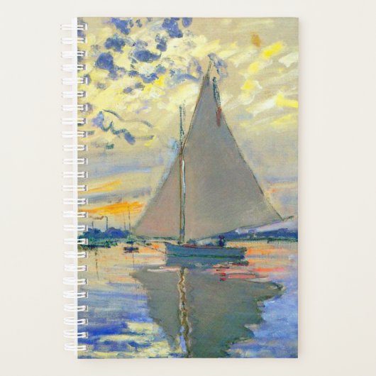 Monet Zeilboot bij Le Petit-Gennevilliers Planner (Voorkant)