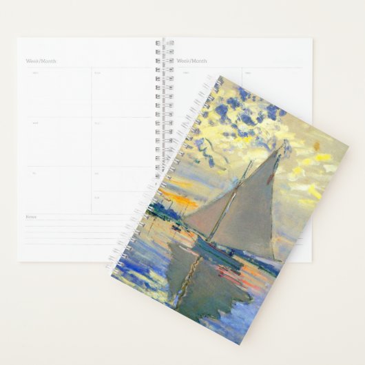 Monet Zeilboot bij Le Petit-Gennevilliers Planner (Display)
