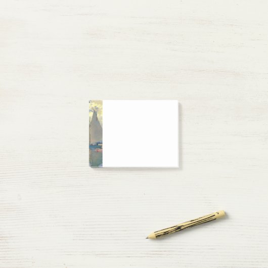 Monet Zeilboot bij Le Petit-Gennevilliers Post-it® Notes (Op bureau)