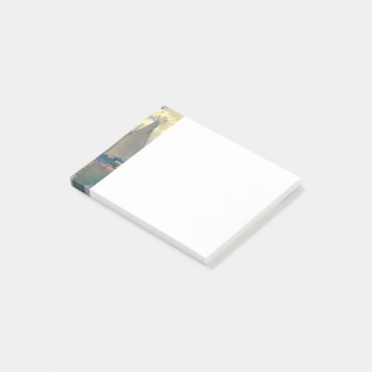 Monet Zeilboot bij Le Petit-Gennevilliers Post-it® Notes (Schuin)