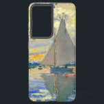 Monet Zeilboot bij Le Petit-Gennevilliers Samsung Galaxy Hoesje<br><div class="desc">Samsung Galaxy Hoesje met Claude Monets olieverfschilderij Zeilboot bij Le Petit-Gennevilliers (1874). Een serene zeilboot vaart in Parijs,  Frankrijk. Perfect voor liefhebbers van impressionisme en Franse kunstverzamelaars!</div>