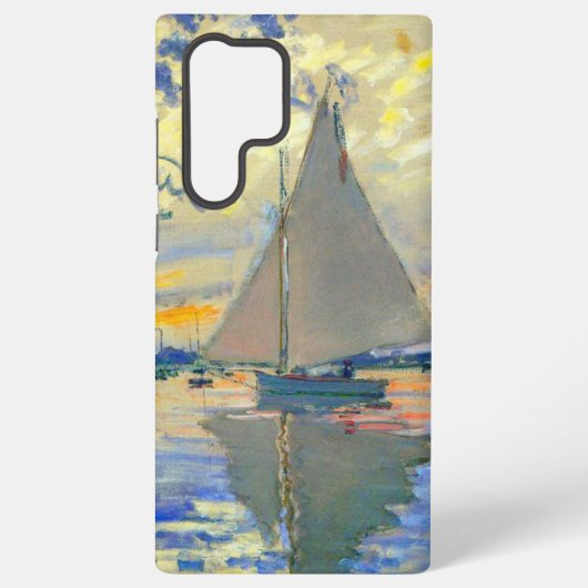 Monet Zeilboot bij Le Petit-Gennevilliers Samsung Galaxy Hoesje (Achterkant)