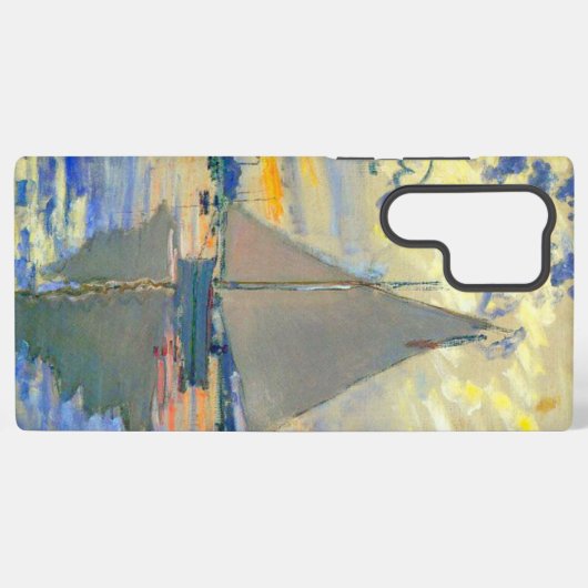 Monet Zeilboot bij Le Petit-Gennevilliers Samsung Galaxy Hoesje (Achterkant horizontaal)