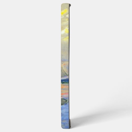 Monet Zeilboot bij Le Petit-Gennevilliers Samsung Galaxy Hoesje (Linkerkant)